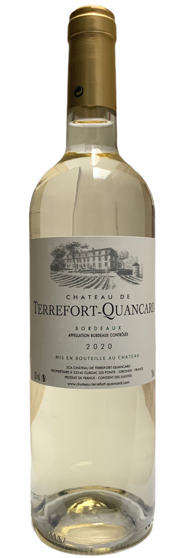 Château de Terrefort-Quancard  Bordeaux Blanc 2020